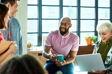 employees engaging