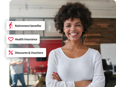Graphic Showing Employee Benefits You Can Manage With Hr Software